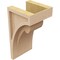 Ekena Millwork 5"W x 5"D x 10"H Wide Viola Rough Cedar Woodgrain TimberThane Corbel, Primed Tan CORUR05X05X10VIORCPR - alternate 6